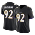 B.Ravens #92 Nnamdi Madubuike Player Black Vapor F.U.S.E. Limited Edoa Stitched Jerseys