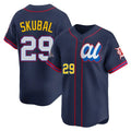 D.Tigers #29 Tarik Skubal Player Navy Limited American League All-Star Edition Edoa Stitched Jerseys