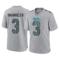 C.Panthers #3 Princely Umanmielen Player Gray Atmosphere Fashion Game Edoa Stitched Jerseys