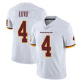 W.Commanders #4 Frankie Luvu Player White Limited Vapor Untouchable Home Game Edoa Stitched Jerseys