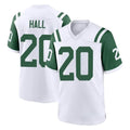 NY.Jets #20 Breece Hall Player White Classic Home Game Edoa Stitched Jerseys