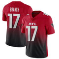 A.Falcons #17 Zachariah Branch Player Red Vapor Untouchable Limited Home Game Edoa Stitched Jerseys