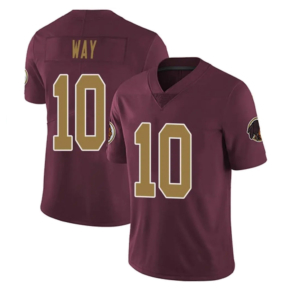 W.Commanders #10 Tress Way Player Burgundy Alternate Vapor Untouchable Home Game Edoa Stitched Jerseys