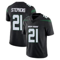 NY.Jets #21 Brandon Stephens Player Stealth Black Limited Vapor Home Game Edoa Stitched Jerseys