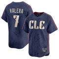 C.Guardians #7 George Valera Player Navy City Connect Limited Home Edoa Stitched Jerseys