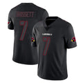 A.Cardinals #7 Jacoby Brissett Player Black Impact Limited Home Game Edoa Stitched Jerseys
