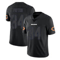 C.Bears #34 Walter Payton Player Black Impact Limited Game Edoa Stitched Jerseys