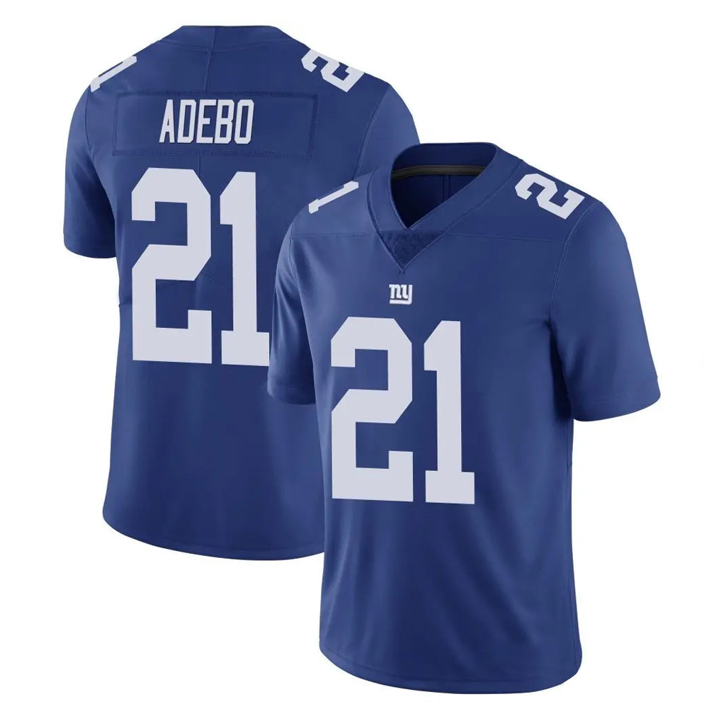 NY.Giants #21 Paulson Adebo Player Royal Limited Vapor Untouchable Home Game Edoa Stitched Jerseys