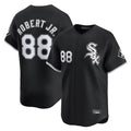 C.White Sox #88 Luis Robert Jr Player Black Limited Home Edoa Stitched Jerseys