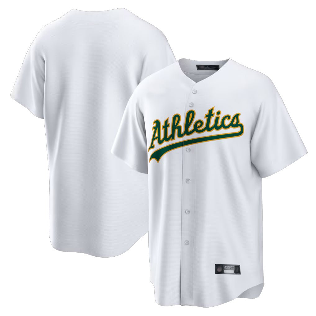 Athletics ## Athletics Blank Player White Home Game Edoa Stitched Jerseys