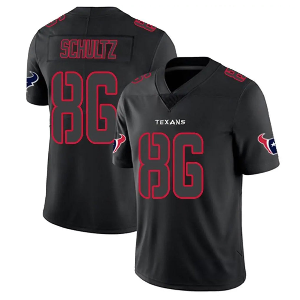 H.Texans #86 Dalton Schultz Player Black Impact Limited Game Edoa Stitched Jerseys