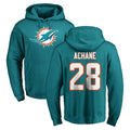 M.Dolphins #28 De'Von Achane Player Aqua LOGO Pullover Hoodies Limited Edoa Stitched Jerseys