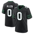 NY.Jets #0 Braelon Allen Player Black Legacy Home Game Edoa Stitched Jerseys