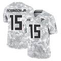 A.Falcons #15 Brian Robinson Player Camo Salute to Service Limited Edoa Stitched Jerseys