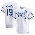 KC.Royals #19 Michael Massey Player White Alt Limited Home Edoa Stitched Jerseys