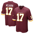 W.Commanders #17 Terry Mclaurin Player Burgundy Team Color Home Game Edoa Stitched Jerseys
