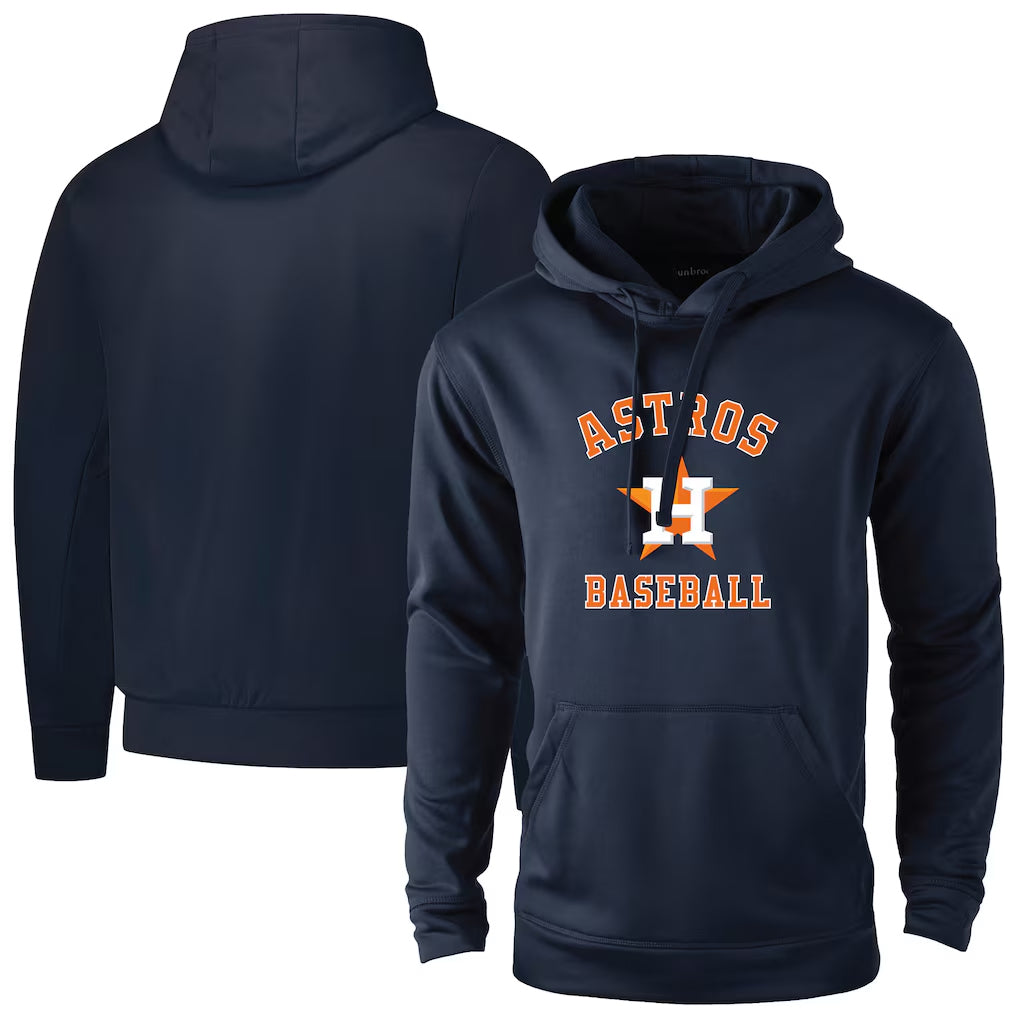 H.Astros ## Astros Blank Player Navy Pullover Hoodie Edoa Stitched Jerseys