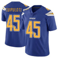 LA.Chargers #45 Tuli Tuipulotu Player Royal Limited Color Rush Vapor Untouchable Home Game Edoa Stitched Jerseys