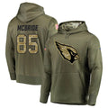 A.Cardinals #85 Trey McBride Player Olive Salute to Service Limited Hoodies Edoa Stitched Jerseys