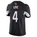 A.Cardinals #4 Jeremiyah Love Player Black Vapor Limited Home Game Edoa Stitched Jerseys