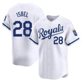 KC.Royals #28 Kyle Isbel Player White Alt Limited Home Edoa Stitched Jerseys