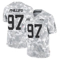 NY.Jets #97 Harrison Phillips Player Arctic Camo Salute to Service Limited Game Edoa Stitched Jerseys
