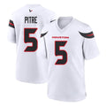 H.Texans #5 Jalen Pitre Player White Home Game Stitched Jerseys