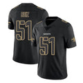 NO.Saints #51 Cesar Ruiz Player Black Impact Limited Home Game Edoa Stitched Jerseys