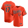 B.Orioles #17 Colton Cowser Player Orange Limited Home Game Edoa Stitched Jerseys