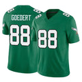 P.Eagles #88 Dallas Goedert Player Green Kelly Alternate Vapor F.U.S.E. Home Game Edoa Stitched Jerseys