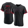 C.Reds #29 TJ Friedl Player Black City Connect Limited Elite Home Edoa Stitched Jerseys