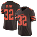 C.Browns #32 Jim Brown Player Brown Limited Vapor F.U.S.E. Alternate Game Edoa Stitched Jerseys