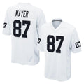 LV.Raiders #87 Michael Mayer Player White Home Game Edoa Stitched Jerseys
