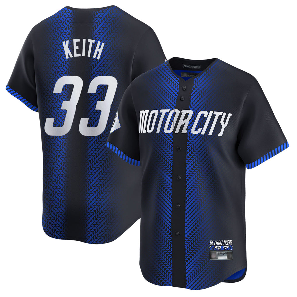 D.Tigers #33 Colt Keith Player Navy City Connect Home Limited Edoa Stitched Jerseys