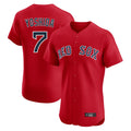 B.Red Sox #7 Masataka Yoshida Player Red Limited Elite Home Game Edoa Stitched Jerseys