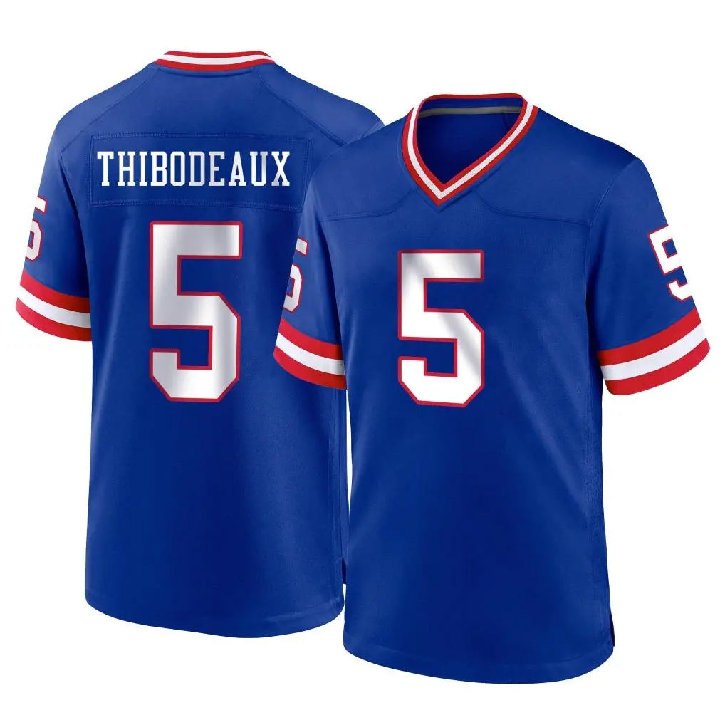 NY.Giants #5 Kayvon Thibodeaux Player Royal Classic Home Game Edoa Stitched Jerseys