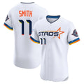 H.Astros #11 Cam Smith Player White City Connect Limited Elite Home Edoa Stitched Jerseys