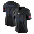 B.Bills #44 Joe Andreessen Player Black Impact Limited Home Game Edoa Stitched Jerseys
