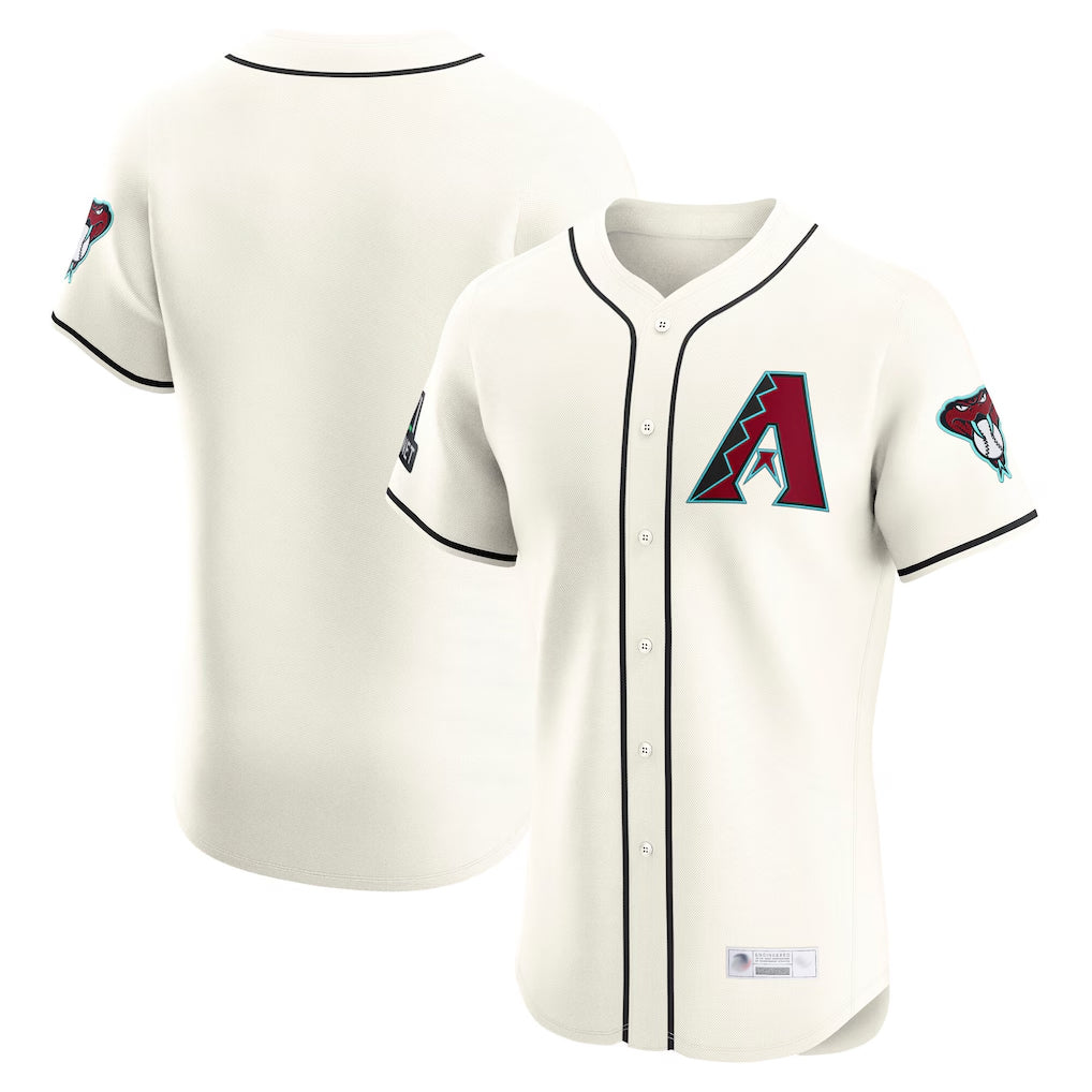 A.Diamondbacks ## Diamondbacks Blank Player Cream Limited Elite Home Game Edoa Stitched Jerseys