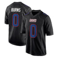 NY.Giants #0 Brian Burns Player Carbon Fashion Limited Home Game Edoa Stitched Jerseys