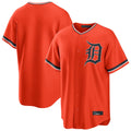 D.Tigers ## Tigers Blank Player Orange Home Game Edoa Stitched Jerseys