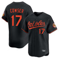 B.Orioles #17 Colton Cowser Player Black Limited Home Game Edoa Stitched Jerseys