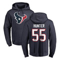 H.Texans #55 Danielle Hunter Player Navy Pro Line Pullover Hoodie Limited Game Edoa Stitched Jerseys