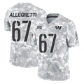 W.Commanders #67 Nick Allegretti Player Arctic Camo Limited Salute To Service Home Game Edoa Stitched Jerseys