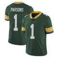 GB.Packers #1 Micah Parsons Player Green Vapor Untouchable Limited Home Game Edoa Stitched Jerseys
