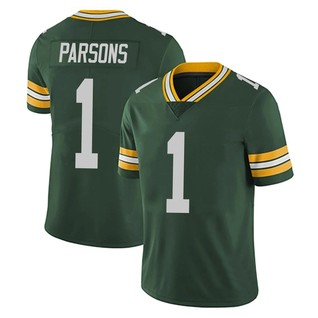 GB.Packers #1 Micah Parsons Player Green Vapor Untouchable Limited Home Game Edoa Stitched Jerseys