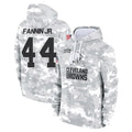C.Browns #44 Harold Fannin Jr. Player Arctic Camo Salute to Service Hoodies Limited Game Edoa Stitched Jerseys