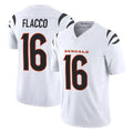 C.Bengals #16 Joe Flacco Player White Vapor F.U.S.E. Limited Home Game Edoa Stitched Jerseys
