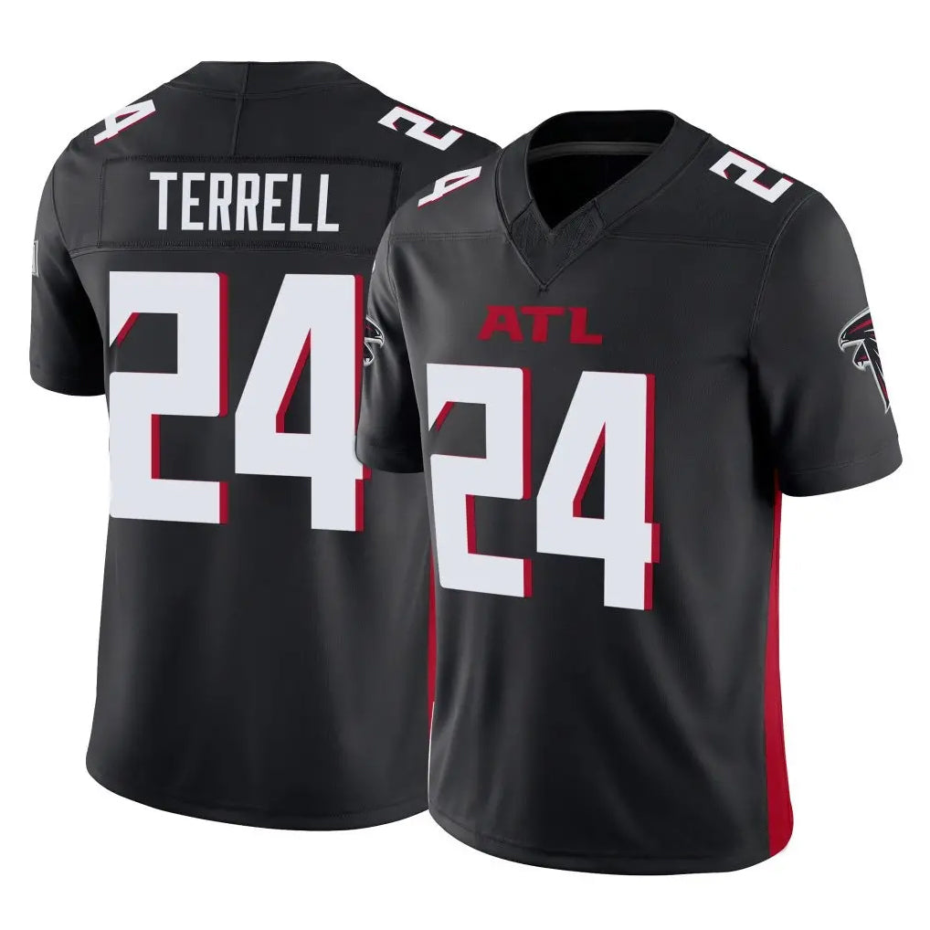 A.Falcons #24 A.J. Terrell Jr. Player Black Vapor F.U.S.E. Limited Edoa Stitched Jerseys