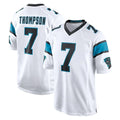 C.Panthers #7 Tre'von Moehrig Player White Game Edoa Stitched Jerseys